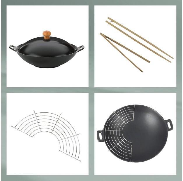 Сковорода-вок Kela Asia с приборами для вока (77943)