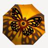 1pc Golden Butterfly Decor Folding Umbrella, Durable, Suitable for Outdoor Activities or Rain, Suitable for Commuting Yy251027091