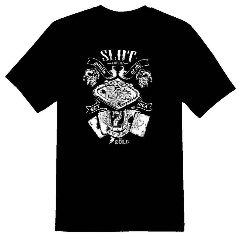 Las vegas noncolor in Black tee 160