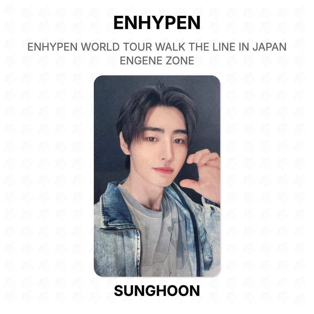 ENHYPEN WORLD TOUR WALK THE LINE IN JAPAN ENGENE ZONE Official Photocard