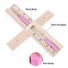 15-Minute Sand Timer, Wall-Mounted, Pink Sand Sand Hourglass for Sauna Rooms, 303 x 55 x 45mm, Garden Entertainment