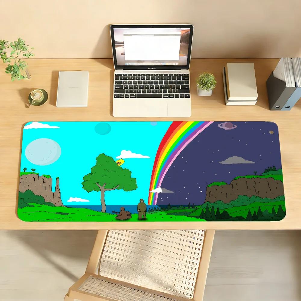 Tappetino Mouse Divertente Cartoon B-Big Lez S-Show Bordo in Gomma Antiscivolo Bloccato Spesso Tappetino per Scrivania Laptop Gaming