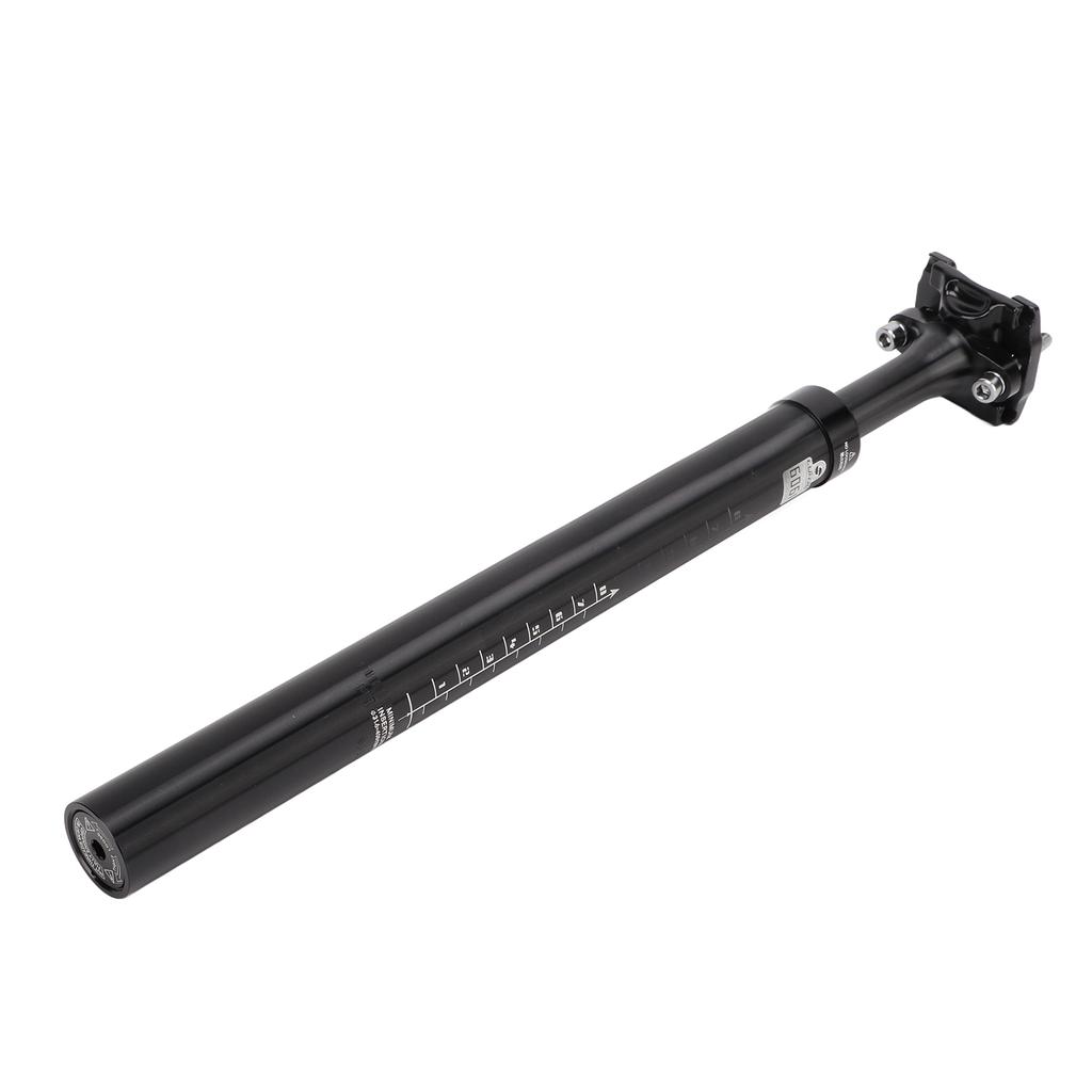 LUNJE Mountain Bike Suspension Seatpost Shock Tube 31.6x400mm Aluminum Alloy Black
