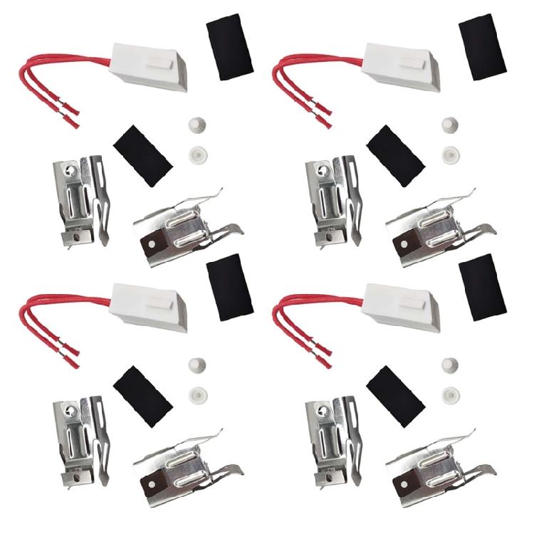 

4 Pack Burners Terminals Block Kits 12001676 231625 Stove Heating Part Ranges Receptacle Kits Easy to Install 1