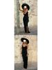 European-American Backless Spaghetti Strap Wave Slim-Fit Slit Maxi Dress