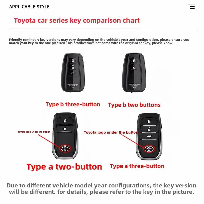2024 New Toyota Crown Land Release Special Key Set 12th, 13th, 14th Crown Car Shell Buckle for Men and Women