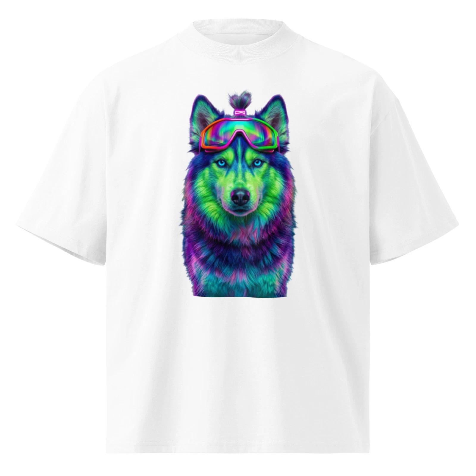 Neon Wolf Oversized T shirt | Glow Wild Collection 3XL