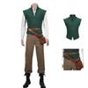 [mrcos] Flynn Rider Cosplay Costume for Men, Casual Wear, Halloween, Adult Costume, Events, Christmas, Amusement Parks (Small)