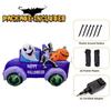 8FT Halloween Inflatable toys Outdoor Decorations Ghost Driving Truck Car Skeleton Pumpkin Built-in LEDs for Day of the Dead