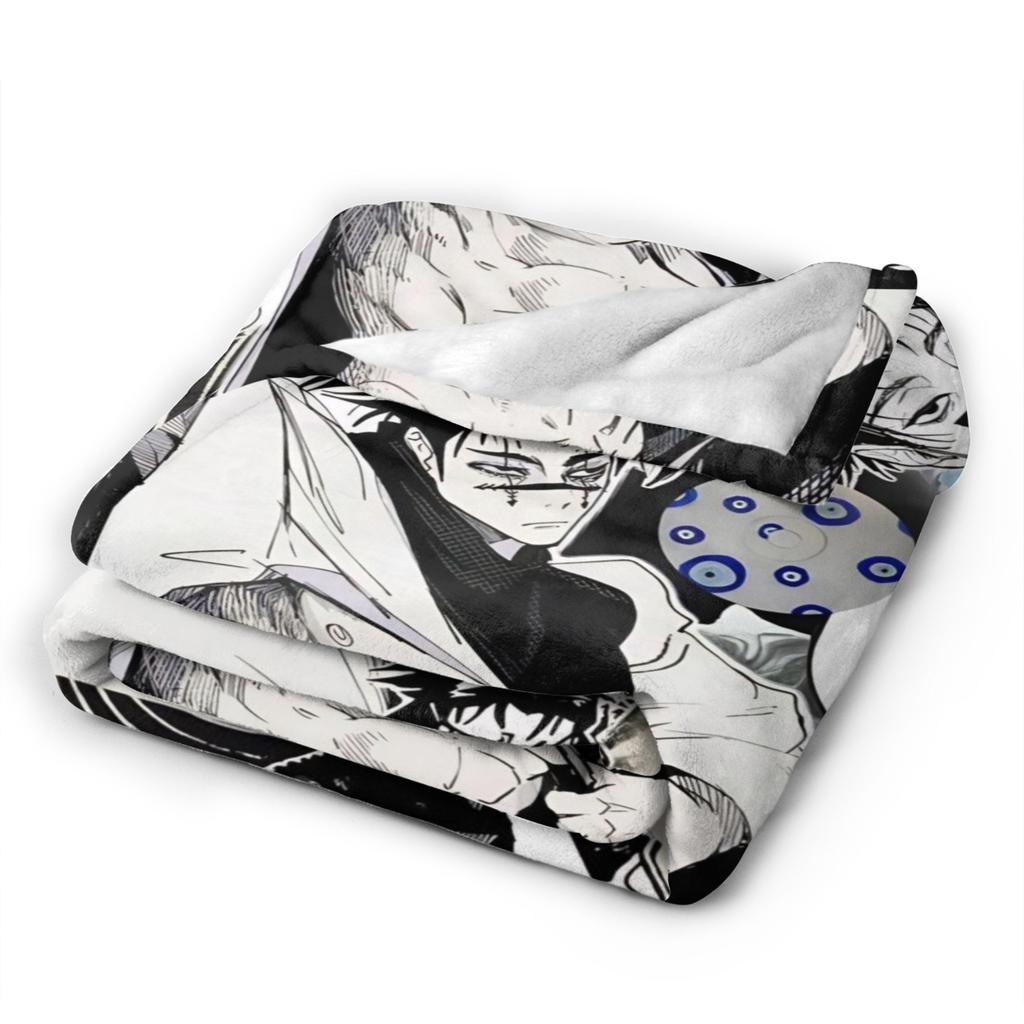 Choso  Blanket Kaisens Anime Flannel Vintage Warm Throw Blanket for Bedding Lounge  Winter