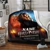 Custom Name Harry Potter Adventure blanket for Couch & Bed, Plush Cozy Fuzzy Blanket Super Soft & Warm Blankets for Fall and Winter. 090863