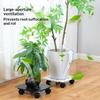 Indoor Outdoor Pflanztopf Untersetzer Bewegliche Metall-Pflanzenständer Drehbar Mit Rädern Pflanzen-Mobiltrolley Für Schwere Pflanzen