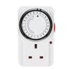 Universal Mechanical Timer Switch for UK, US, and German Standards - Smart Home Time-Controlled Socket