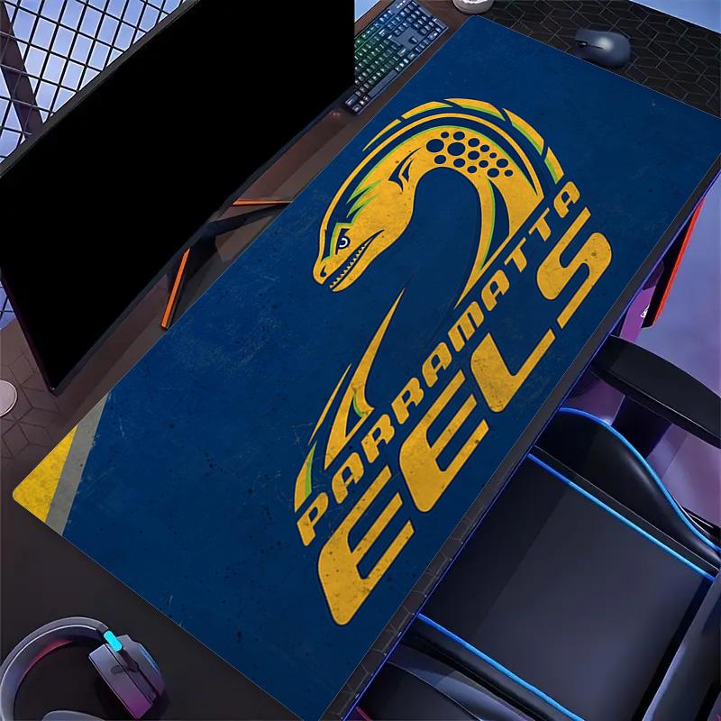 Parramatta Eels Print Cushion Non-slip Laptop Tablet Big Mousepad XXL Mat Mini PC Playmat With Lock edge