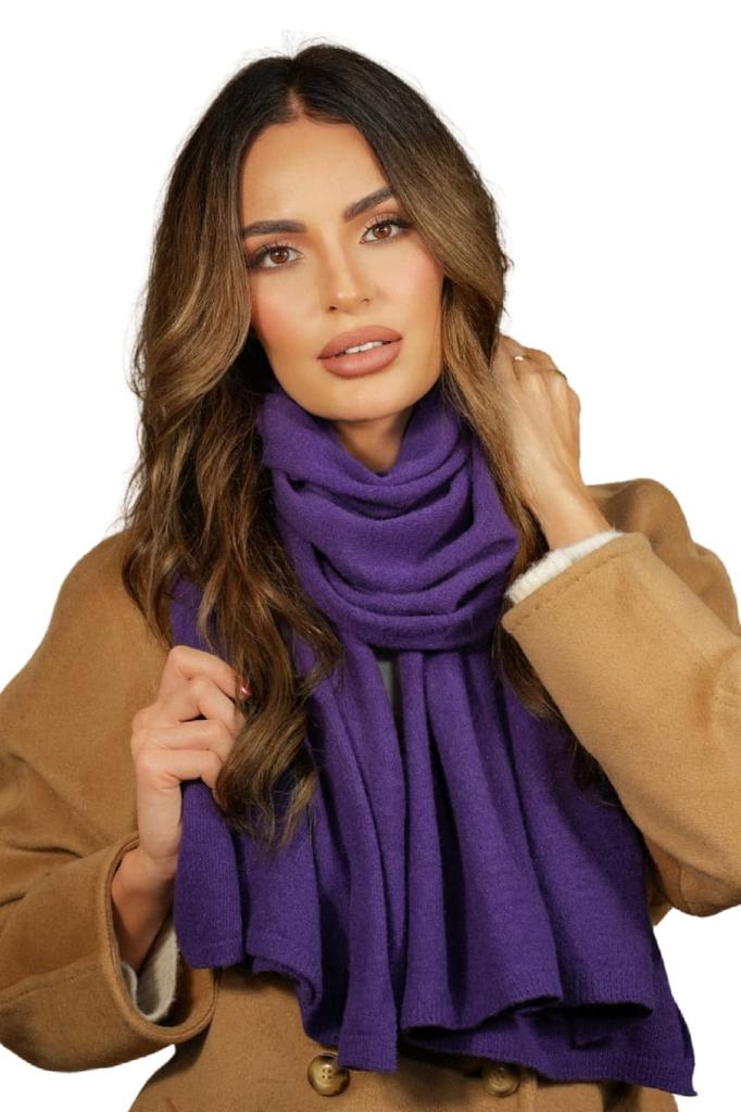Scarf*01 Women' Woolen Purple Color