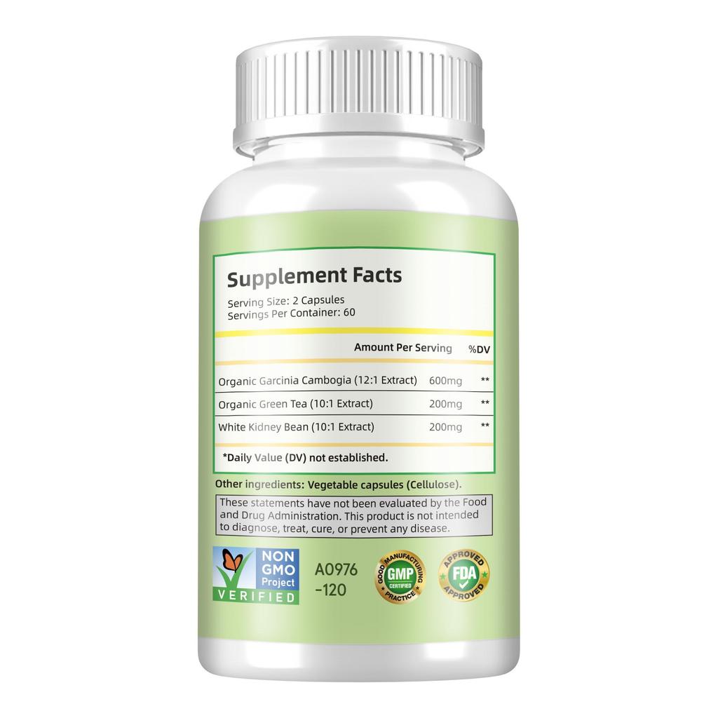 Buporai - 3-in-1 Garcinia Cambogia Complex Capsules - Energy