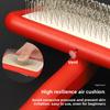Pet Comb, Teddy Dog and Cat Hair Brush - Remove Loose Hair, Untangle Knots, Make Hair Fluffy, Red Needle Comb
