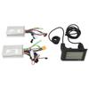 Electric Bicycle Controller Kit Electric Bike Dual Drive Motor Control Panel with SW900 LCD Display Meter for Electric