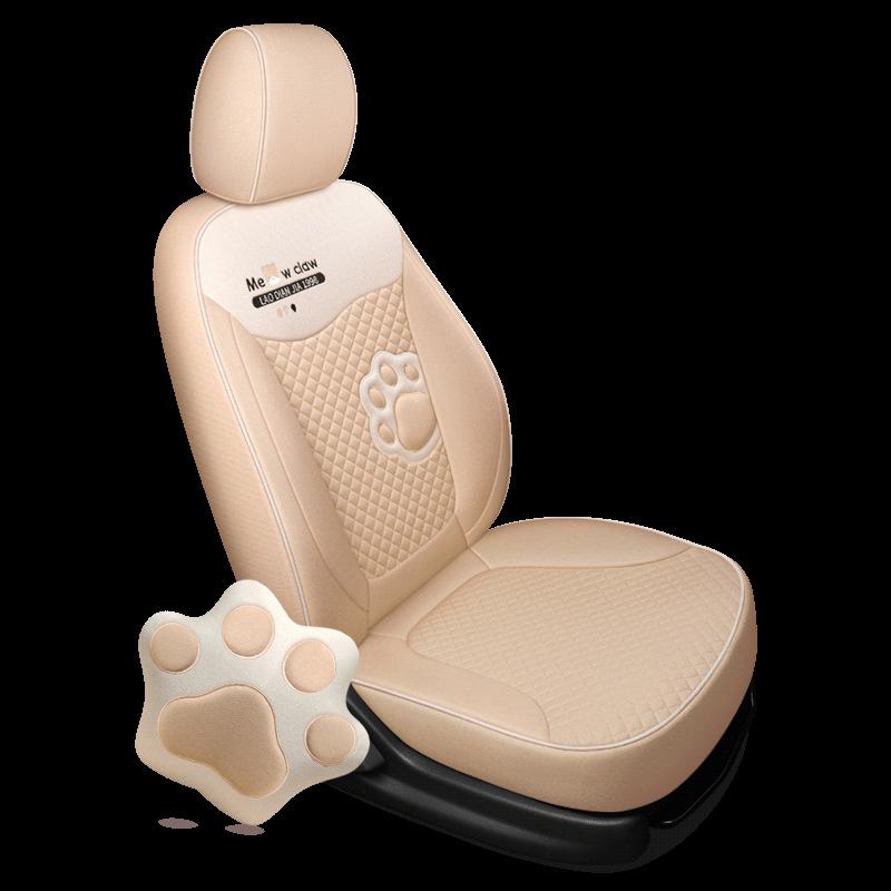 All-Season Cotton Linen Seat Cushion for Changan Benben - Universal Fit, Five-Seater, Year-Round Comfort