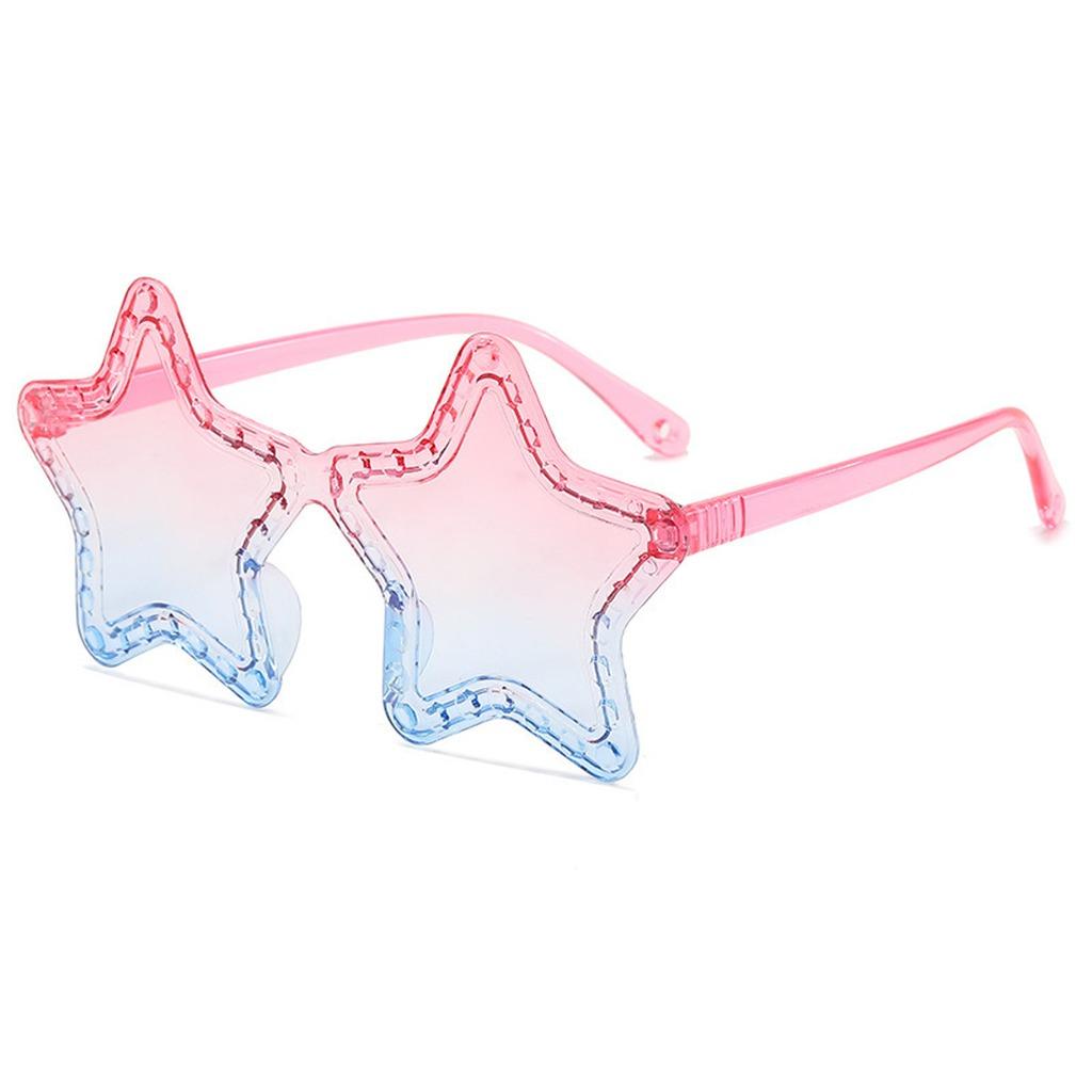 

Cute Star Kids Sunglasses Gradient Lens Star Shaped Sun Glasses Boys Girls Fashion Eyewear Baby Outdoor Party Shades Goggles