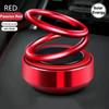 Car Perfume Fragrance diffuser Ornament Solar Aromatherapy Suspended Rotating Double Ring Aromatherapy Decoration CarAccessories