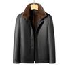 Herren Lederjacke mit Stehkragen aus Lammleder