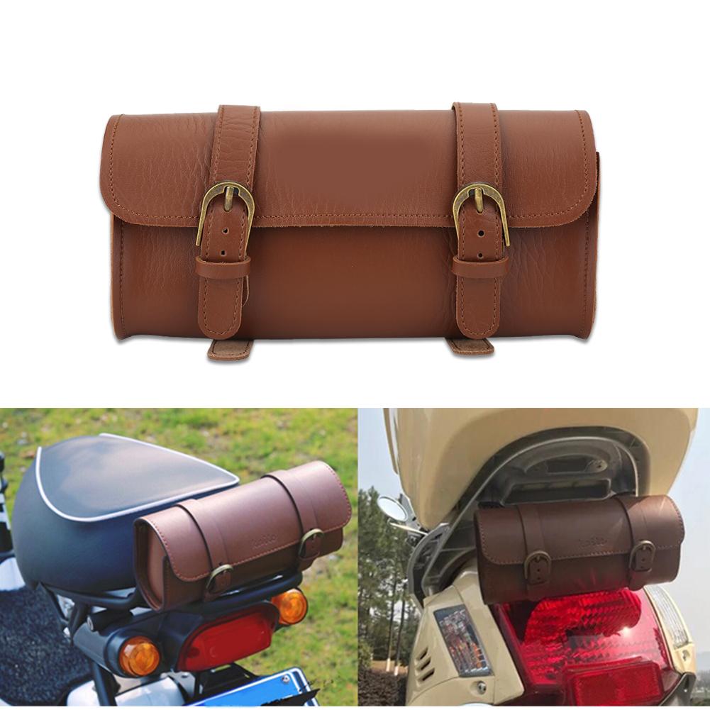 B Retro, Lther Front Frame Bag bike handlebar bag Artificial hdlight for Bike Pouch Cycling Accessory