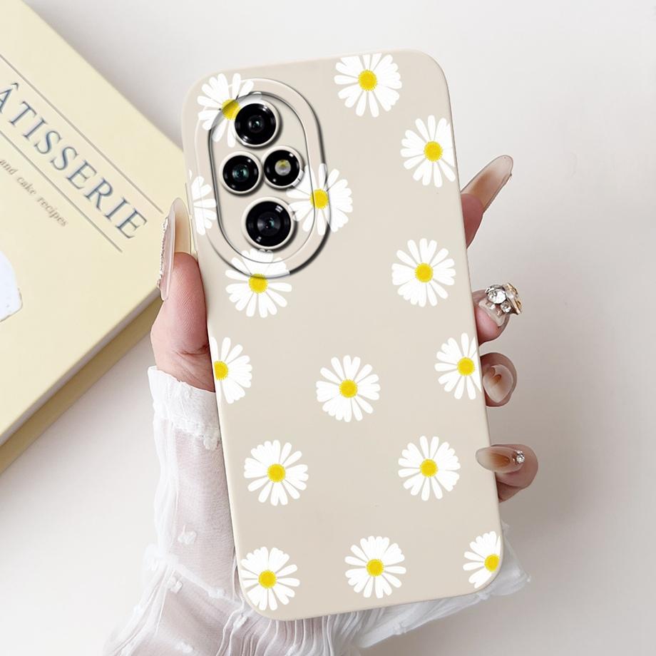 Für Honor 200 Pro 200 Lite Honor200 Hülle Abdeckung Weiches Silikon TPU Blume Schmetterling Girly Mode Malerei Honor 200Lite 200Pro
