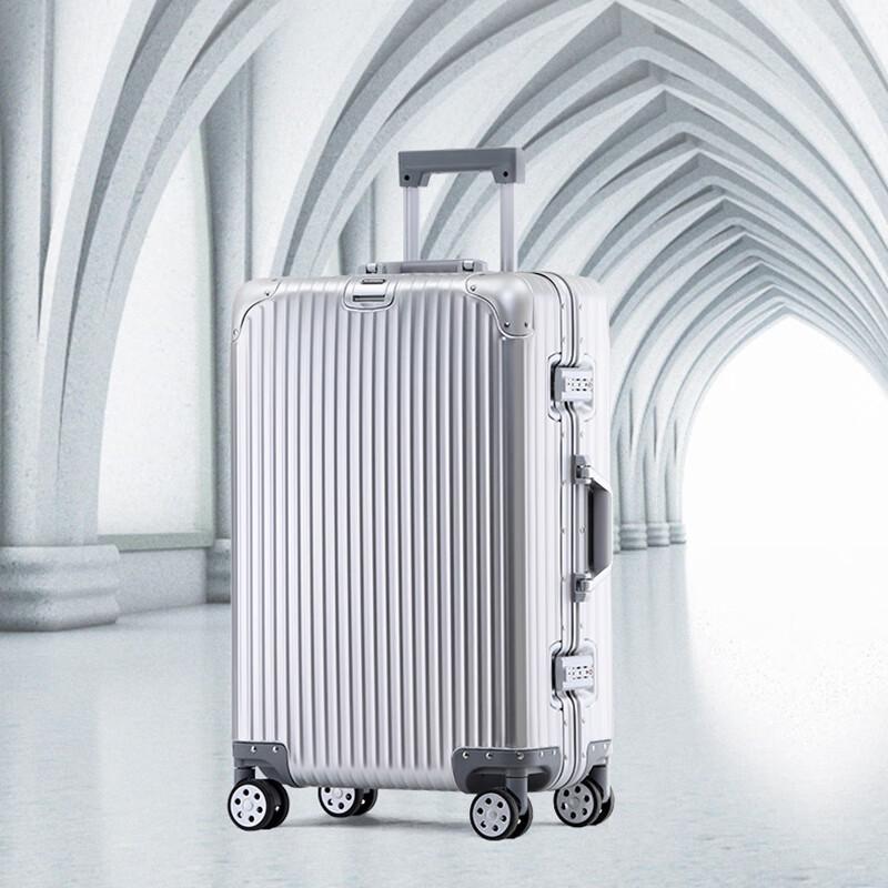 MASRIERA Vintage Aluminum-Magnesium Alloy Hardside Luggage