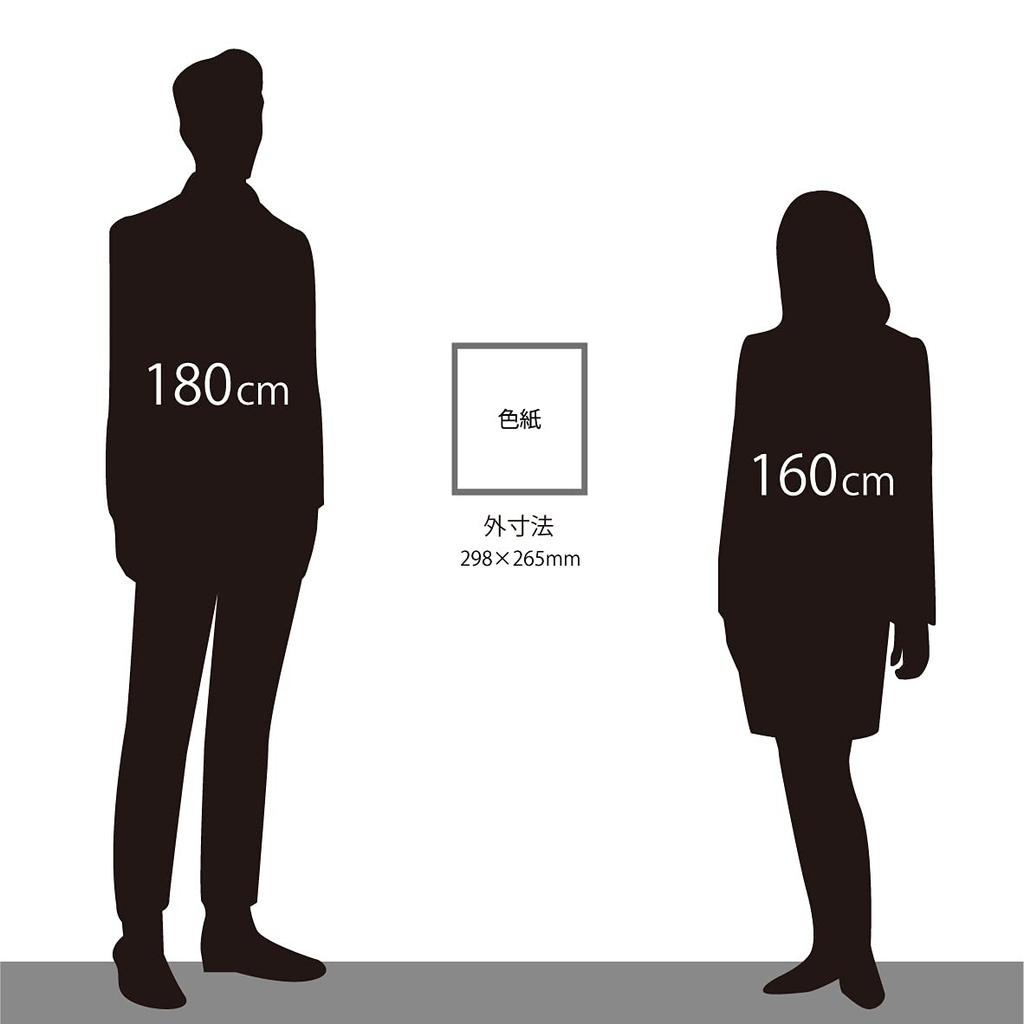 Daigaku Shikishi Frame 8 X 9 Inches White with Stand Acrylic BC-300 UV-Cut