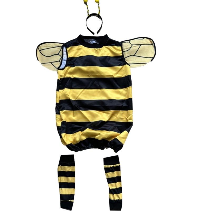 Insect Dressing Up Costumes with Dress, Leg Sleeves and Headband for Kid Adult Birthday Halloween Cosplay Party