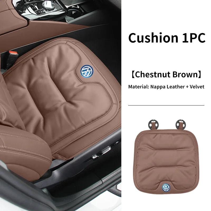 Car Front Rear Seat Cover Velour Leather Cushion Backrest Protective Mat For VW Scirocco Beetle Golf Passat Polo Sharan Touran