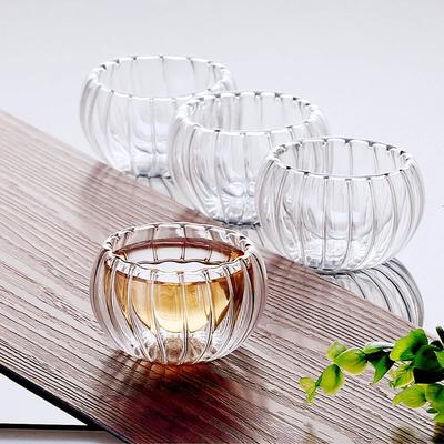 6 Stück Doppelwandige Glas-Teetasse Hitzebeständig Transparent Kaffee Milch Wasser Becher Mehrzweck-Trinkgeschirr Tasse für Küchenwerkzeuge