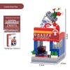 City Streetscape Building Blocks: Coffee Cola Convenience Store Models & Ornaments for Kids