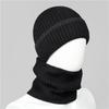 Wool hat men's winter warm and cold-proof fleece headgear fleece thick cotton winter knitted hat
