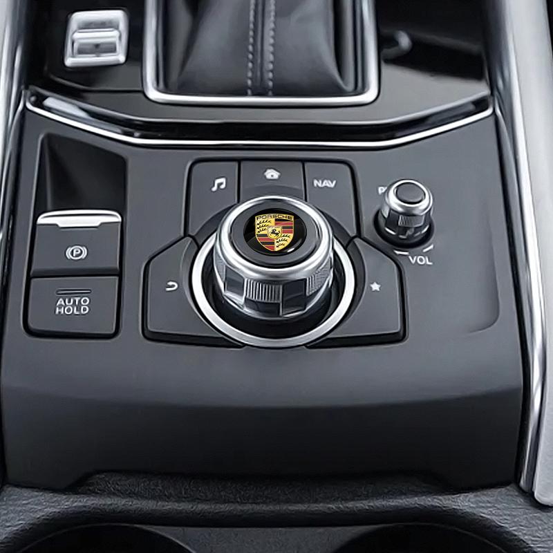 Car Lock Keyhole Stickers Door Lock Protect Car 3D Stickers For Porsche Boxster Cayenne Panamera Macan Cayman 911 918 996 917 991