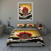 Pagoda, sunset, clouds. Bedding Duvet cover sets Duvet covers Pillowcases gifts (1 * Duvet Cover 2 * Pillowcases, without duvet insert)