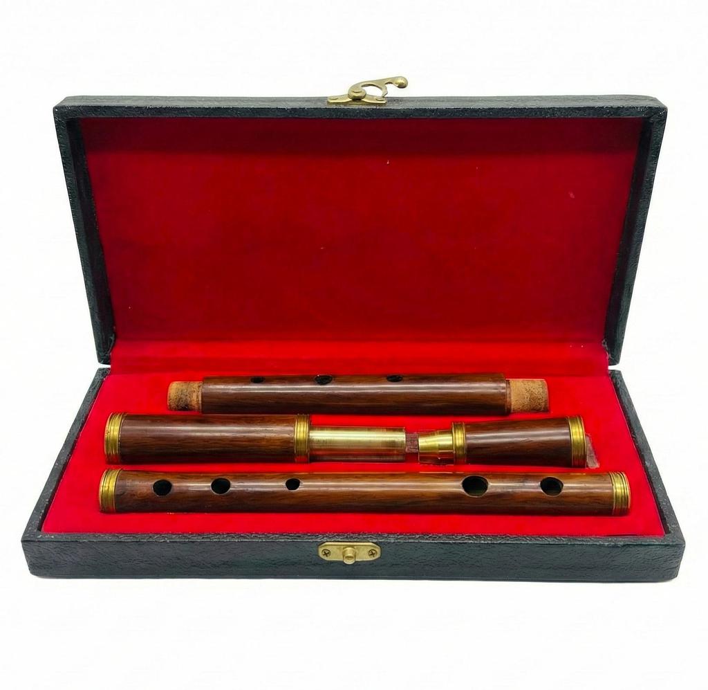 Rožmedžio airiška D fleita su dėklu KETURIOS dalys 26" Muzikiniai pučiamieji instrumentai