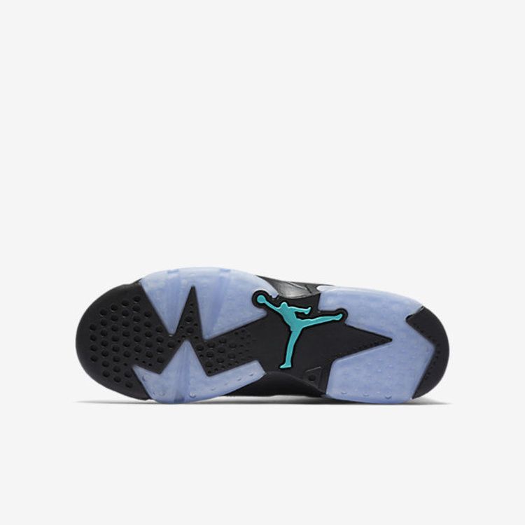 Kids' Sneakers Nike Jordan 6 Retro White Jade Black (GS) White/White-Hyper Jade-Black