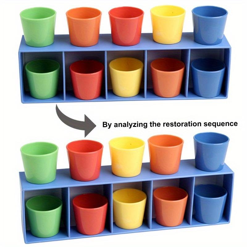 Guess The Cup Game - Colorful Sorting Challenge for Kids, Fun Memory & Logic Game with 12 Cups, Dual Player Blind Guessing, Ideal Holiday Gift