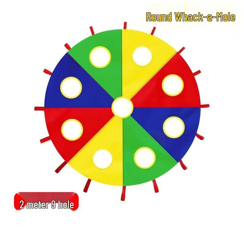 Whac-A-Mole Rainbow Parachute Game