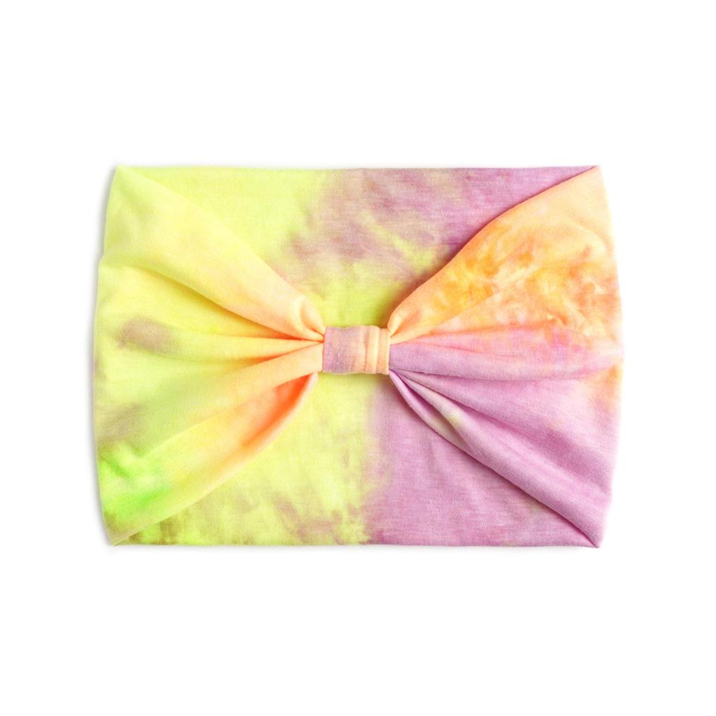 Fascia per capelli tie-dye sportiva e da yoga da donna extra larga da 18 cm