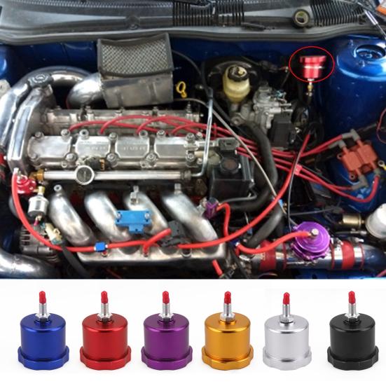 Serbatoio Olio Freno a Mano, Serbatoio in Alluminio per Fluido Freni Idraulici, Vaschetta di Raccolta Compatta Universale per Auto da Corsa a Deriva
