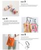 Japanese Style Handmade Waterproof Nylon Canvas Bag with Embroidered Patterns, Large Capacity