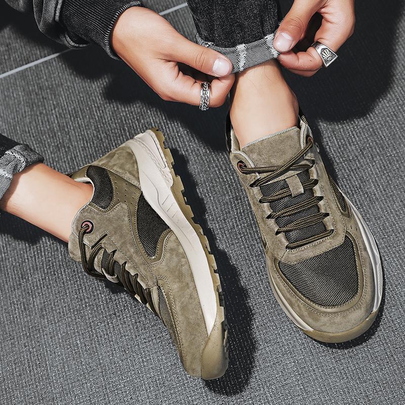 Обувь для походов на открытом воздухе Мужская спортивная обувь Кроссовки на шнуровке — фото 5