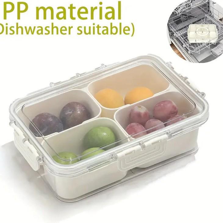 

Multi-Grid Spice Storage Box: Airtight Food-Grade Containers for Star Anise, Sichuan Peppercorn, and More.