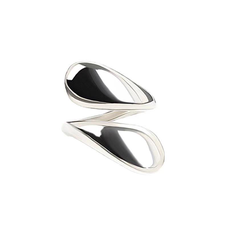 Korean Dongdaemun Water Drop Openwork Women’s Ring: Versatile and Trendy Jewelry