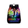 Color Friends Rainbow Anime Cartoon Print School Backpack For Boys Girls And