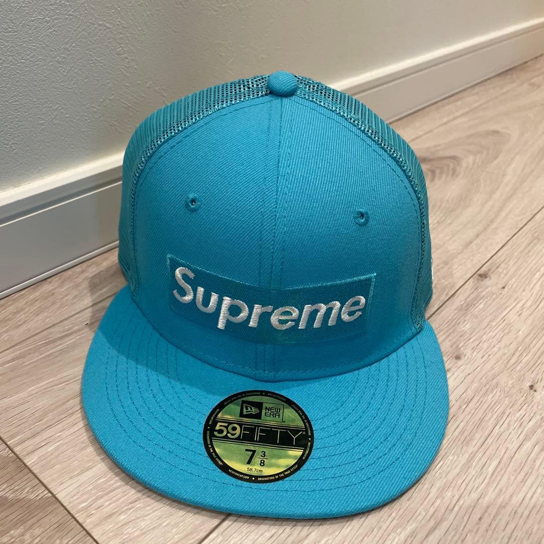 Used Supreme New Era Mesh Box Logo Cap