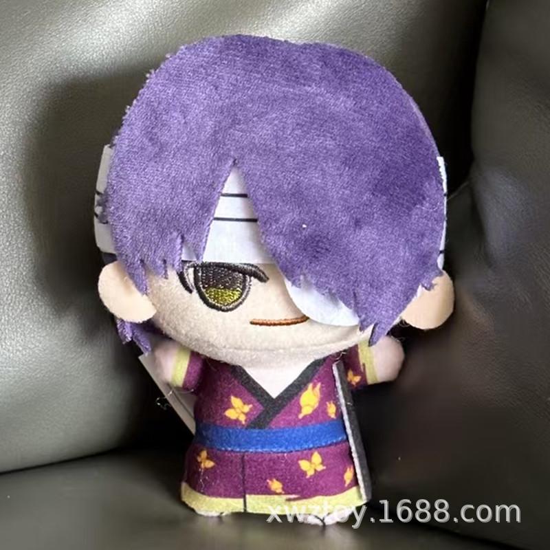 Authentische Anime Plüschfiguren GINTAMA Sakata Gintoki Kagura Okita Sougo Katsura Kotarou Plüsch Actionfigur Modell Spielzeug